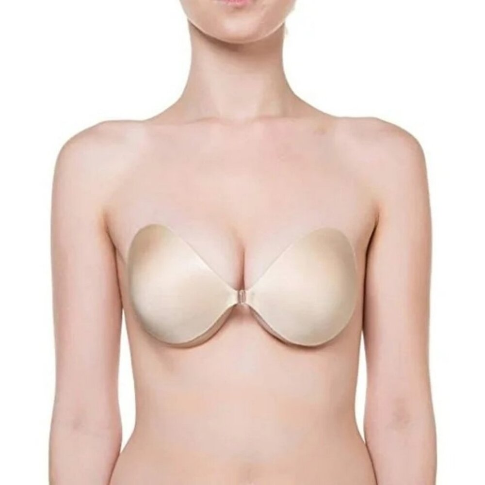 NuBra SE998 Seamless Push Up Strapless Bra Fair B Cup MADE IN USA - NEW IN BOX!
